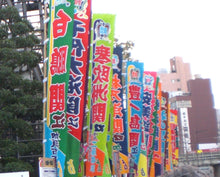 Sumo Nobori outside Kokugikan Tokyo
