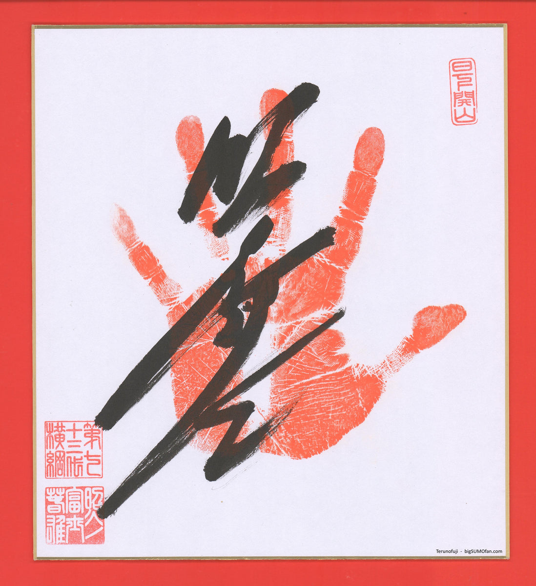 Authentic Autographs - Handprint and Signature - Tegata