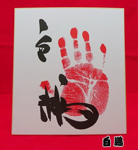 Sumo Printed Tegata  -  Hakuho