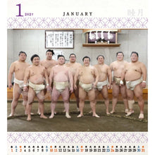 2027 Sumo Wrestling Desk Calendar