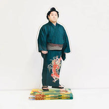 Sumo Wrestler Acrylic Picture Stand - New Robe Design - Asakoryu