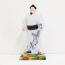 Sumo Wrestler Acrylic Picture Stand - New Robe Design - Hakunofuji