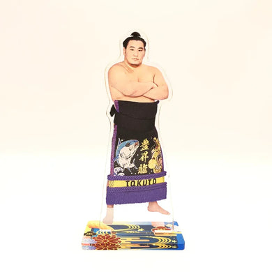 Sumo Wrestler wearing Kesho Mawashi Acrylic Picture Stand - Hoshoryu