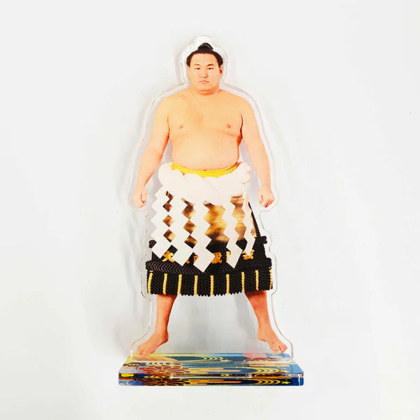 Sumo Wrestler wearing Yokozuna Ropes Acrylic Picture Stand - Hoshoryu