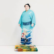 Sumo Wrestler Acrylic Picture Stand - New Robe Design - Ichiyamamoto