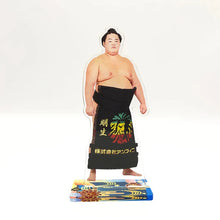 Sumo Wrestler wearing Kesho Mawashi Acrylic Picture Stand - Meisei