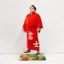 Sumo Wrestler Acrylic Picture Stand - New Robe Design - Midorifuji