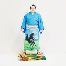 Sumo Wrestler Acrylic Picture Stand - New Robe Design - Oshoma