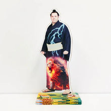 Sumo Wrestler Acrylic Picture Stand - New Robe Design - Shishi