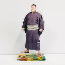 Sumo Wrestler Acrylic Picture Stand - New Robe Design - Yoshinofuji
