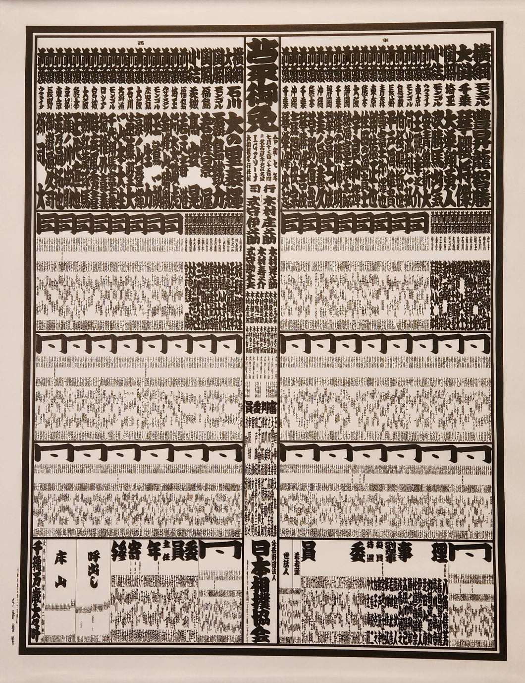 July 2025 Sumo Wrestling Tournament Banzuke
