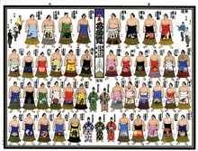 January 2025 Sumo Wrestling Picture Banzuke