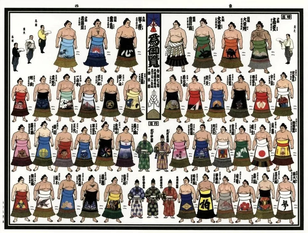 May 2025 Sumo Wrestling Tournament Picture Banzuke