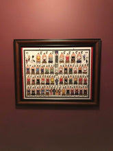 Customer Photo of a framed Picture Banzuke