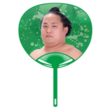 Sumo Wrestler Large Photo Fan v2 - Midorifuji