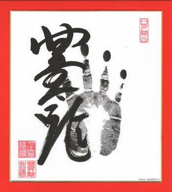 Sumo Wrestler Tegata  -  Hoshoryu