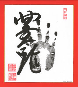 Sumo Wrestler Tegata  -  Hoshoryu