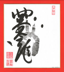 Sumo Wrestler Tegata  -  Hoshoryu