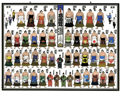 Sumo wrestling Picture Banzuke 2022 May
