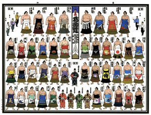 Sumo wrestling Picture Banzuke 2022 May