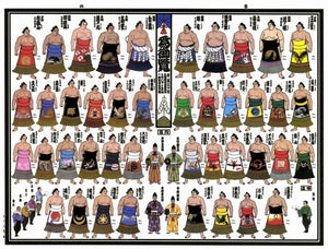 2018 July Picture Banzuke - Mitakeumi's 1st Basho Win