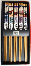 Sumo image chopsticks in box