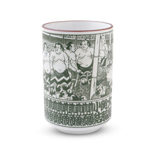 Sumo Dohyo Image Ceramic Tea Cup