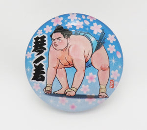 Sumo wrestler magnet Kotonowaka