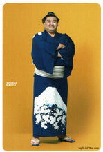 Sumo Postcard Shodai in robe