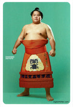 Sumo Wrestler Postcard - Daieisho in Kesho-mawashi