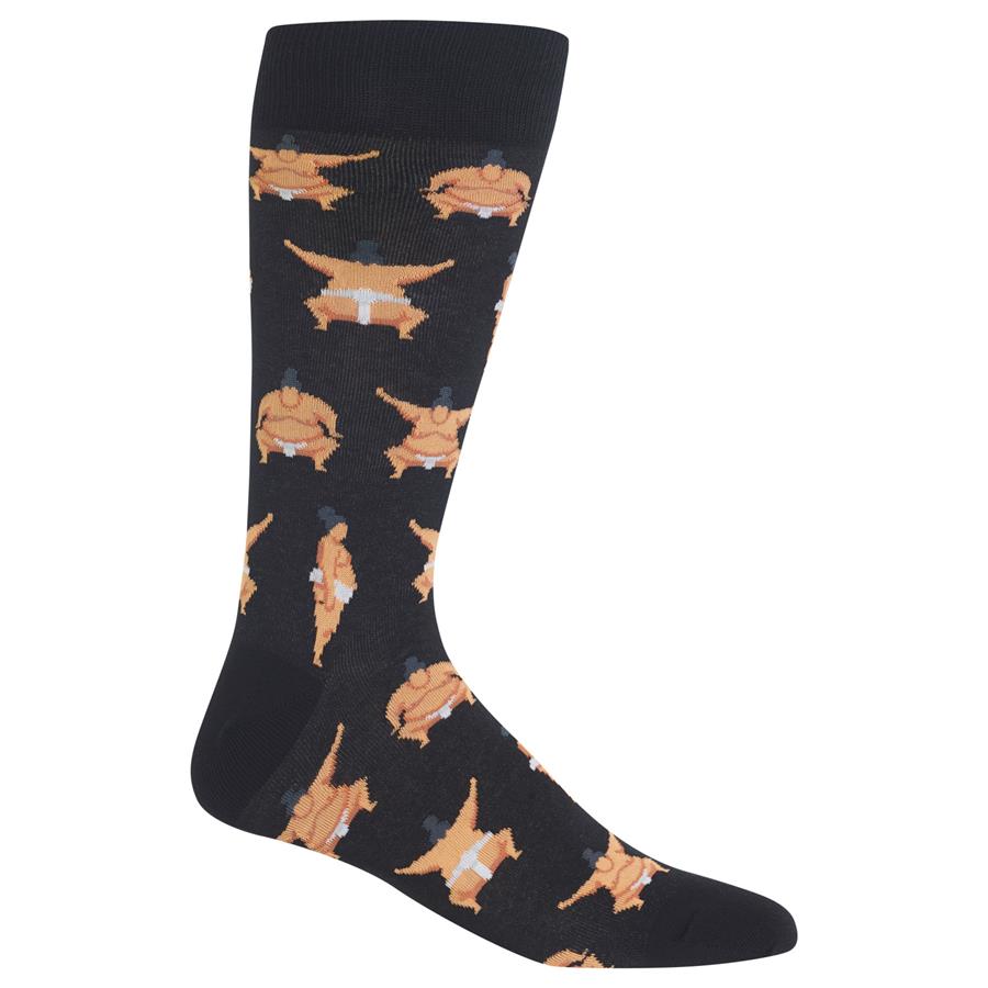 Sumo Wrestler novelty socks - Black