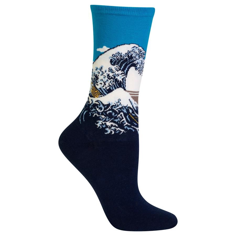 Hokusai Great Wave socks