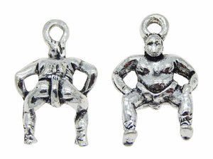 Sumo Wrestler Earrings, Charms, and Sets